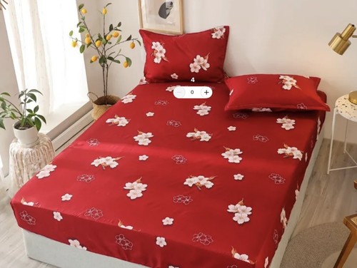3pc queen size fitted bedsheet - queen,