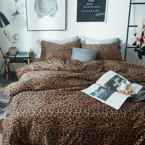 Leopard print comforter set - comforter,